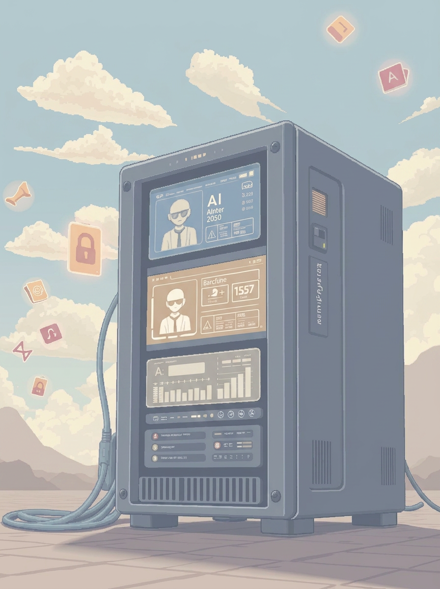Pixel art server running the UPPR agentic operating system
